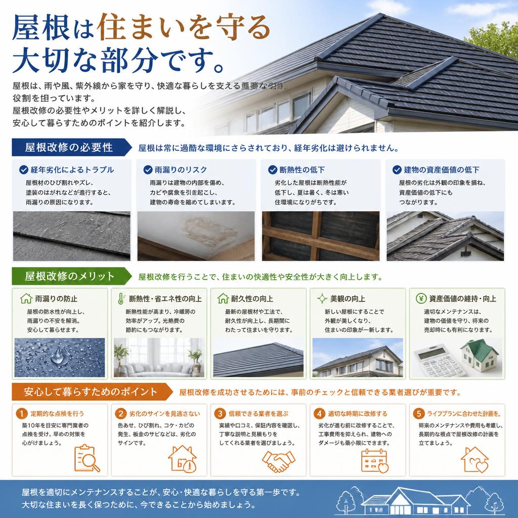 4. 屋根改修のメリット