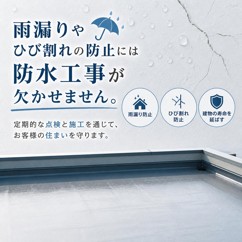 防水工事の重要性