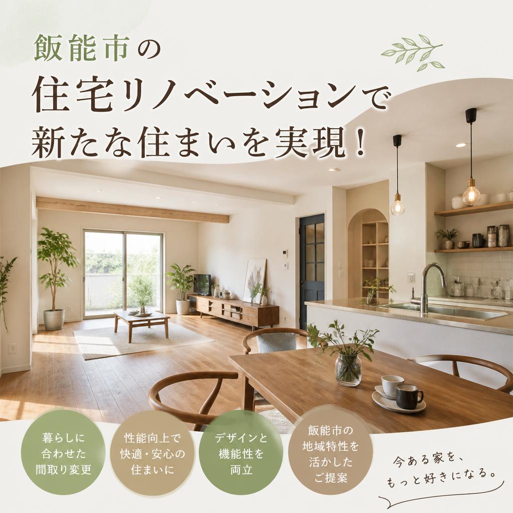 飯能市の住宅リノベーションで新たな住まいを実現！