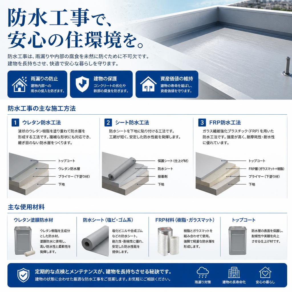 3. 防水工事の重要性