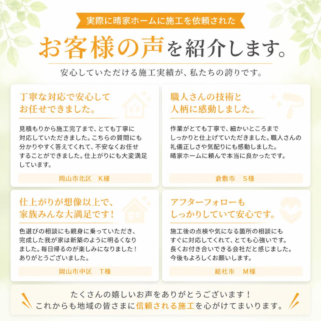 4. お客様の声と実績