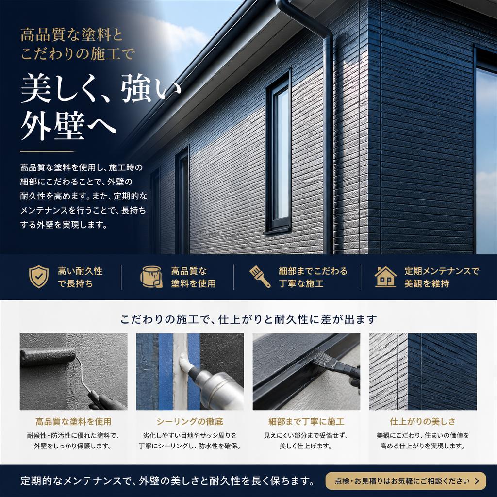 長持ちする塗装の秘訣