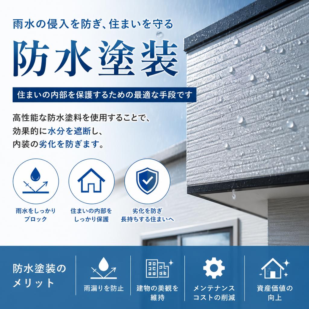 防水塗装のメリット