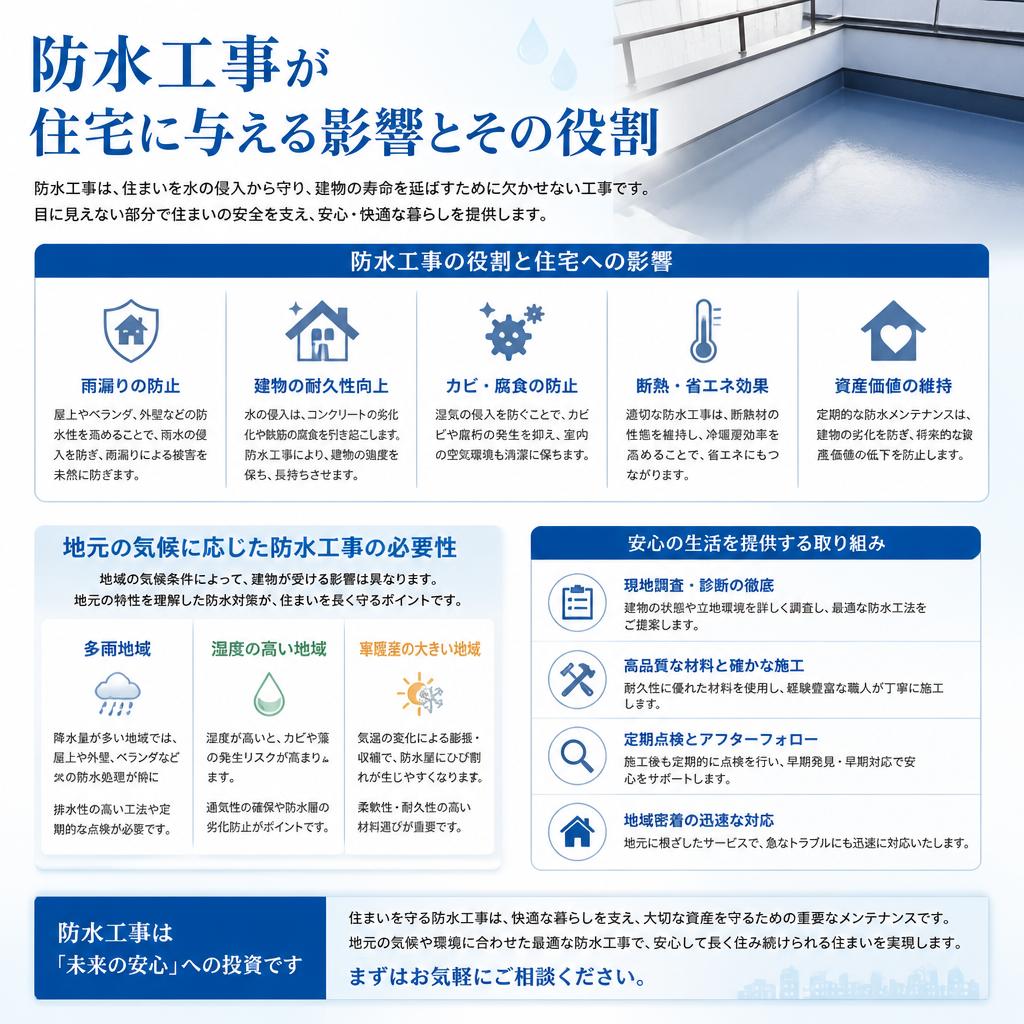 防水工事の重要性
