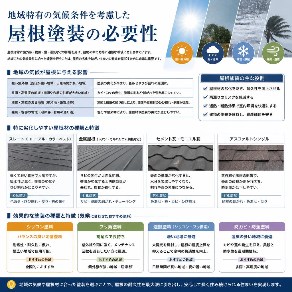 入間市の屋根塗装の重要性