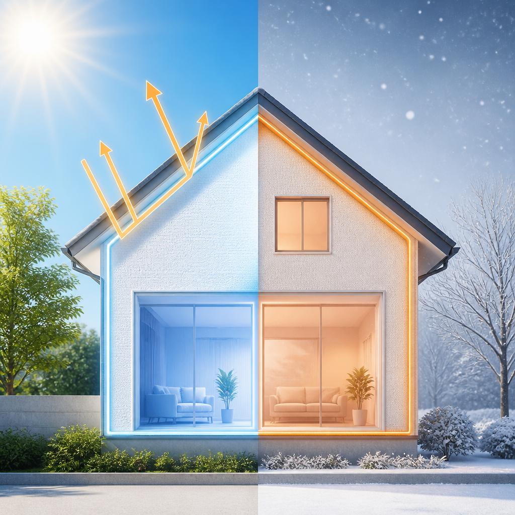 2. 断熱塗装で快適な住環境を実現